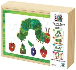 The Very Hungry Caterpillar - 4 In 1 Wooden Puzzle