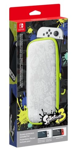 HOT CLEARANCE SWI Nintendo Switch Carrying Case & Screen Protector Splatoon 3 Edition
