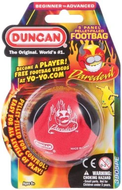 Duncan Footbag Daredevil 5 Panel Pellet Filled (Assorted Colours)