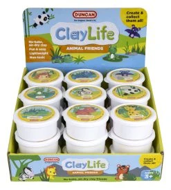 Duncan ClayLife Animal Friends Counter Display (CDU Of 27)