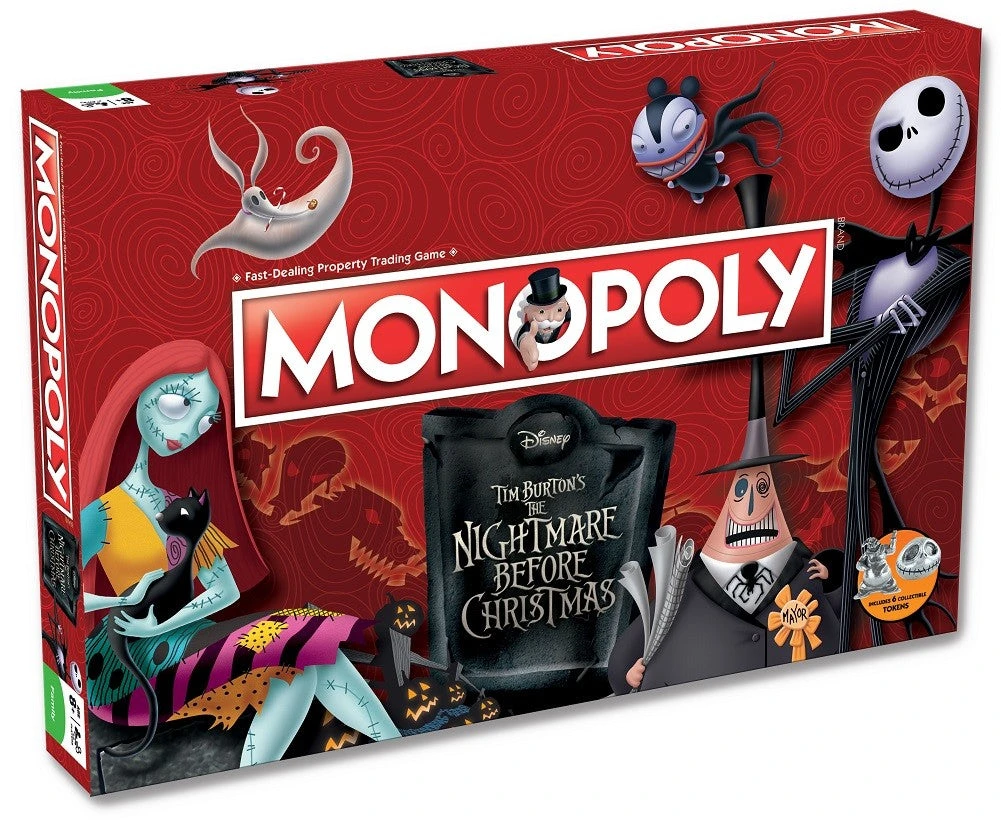 WINNING MOVES The Nightmare Before Christmas Monopoly 3 WINNING MOVES The Nightmare Before Christmas Monopoly