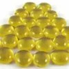 Chessex Gaming Stones Crystal Yellow Glass Stone (Qty 40) In 5 1/2??Tube -Gamer Holic Sales 601982000295