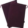 Chessex Dice Bag Suedecloth Small Burgundy -Gamer Holic Sales 601982000509