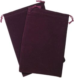 Chessex Dice Bag Suedecloth Small Burgundy