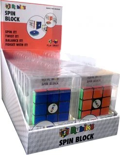 HOT CLEARANCE Rubiks Spin Block Counter Display (CDU Of 24)