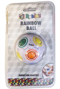 Rubiks Rainbow Ball (White)