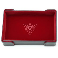 Die Hard Dice Folding Rectangle Tray - Red Velvet