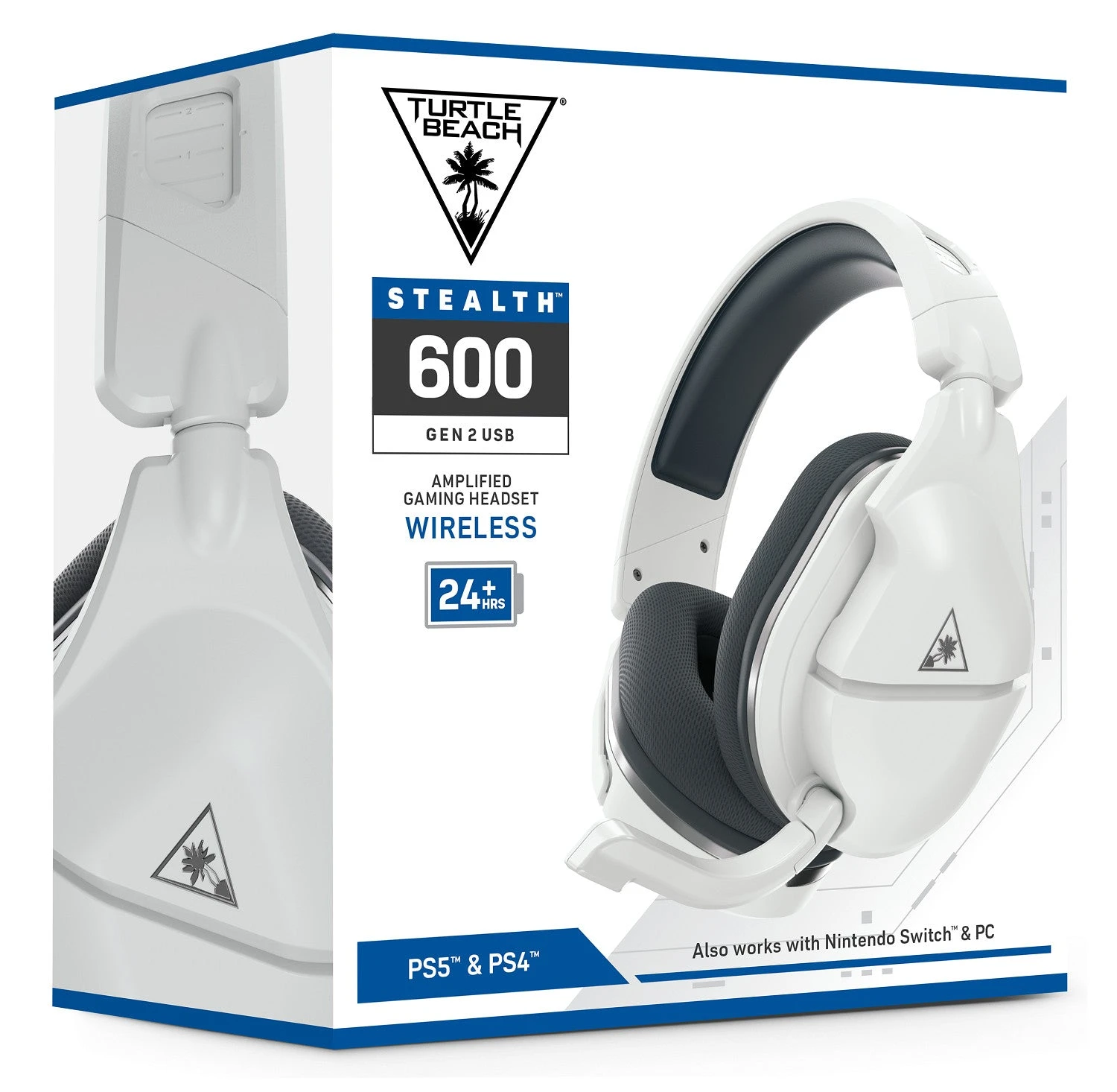 PS5/SWI/PC Turtle Beach Stealth 600P Gen2 USB - White 3 PS5/SWI/PC Turtle Beach Stealth 600P Gen2 USB - White