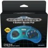 Retro-Bit SEGA Mega Drive 6-Button Arcade Pad - Clear Blue -Gamer Holic Sales 7350002936849