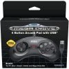 Retro-Bit SEGA USB Mega Drive 6-Button Arcade Pad - Black -Gamer Holic Sales 7350002937259