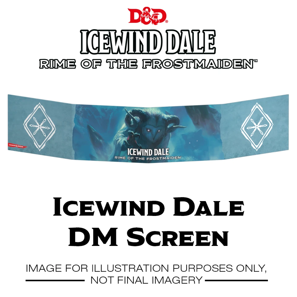 D&D Icewind Dale Rime Of The Frostmaiden DM Screen 3 D&D Icewind Dale Rime Of The Frostmaiden DM Screen