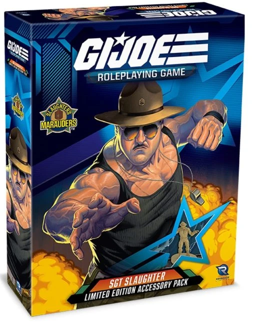 Renegade Game Studios G.I. JOE Roleplaying Game Sgt Slaughter Limited Edition Accessory Pack -Gamer Holic Sales 810011725652