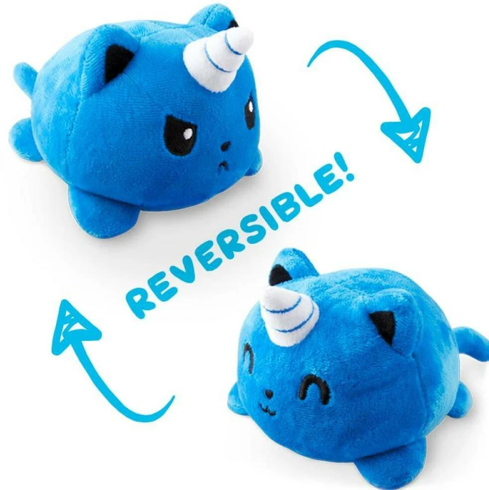 Reversible Plushie - Kittencorn Blue 3 Reversible Plushie - Kittencorn Blue