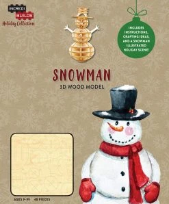 HOT CLEARANCE Incredibuilds Christmas Holiday Collection Snowman