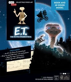 HOT CLEARANCE Incredibuilds ET The Extra Terrestrial Book And 3D Wood Model
