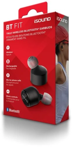 HOT CLEARANCE ISound Bluetooth Wireless Earbuds Fit - Black