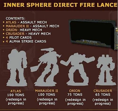BattleTech Inner Sphere Direct Fire Lance 2 BattleTech Inner Sphere Direct Fire Lance