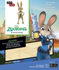 HOT CLEARANCE Incredibuilds Disney Zootopia 3D Wood Model
