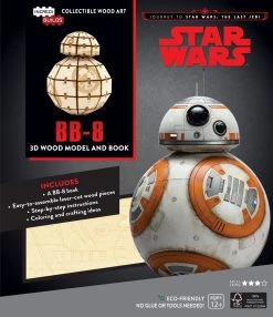 Incredibuilds Star Wars The Last Jedi BB8 Wood Model And Book