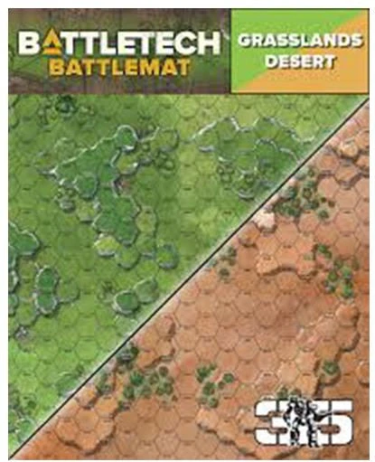 BattleTech Battle Mat - Grasslands Desert 3 BattleTech Battle Mat - Grasslands Desert