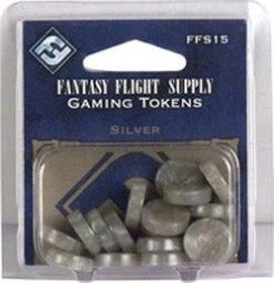 Fantasy Flight Games Gaming Tokens Silver