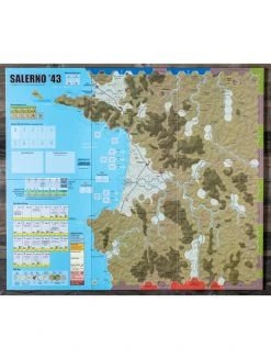 PREORDER Salerno 43 Mounted Map