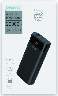 Romoss Power Bank Ares 20 20000 MAh