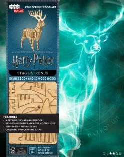 Incredibuilds Harry Potter Harrys Patronus 3D Wood Model And Book