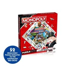 WINNING MOVES Monopoly Australian Community Relief Puzzle 1000pc
