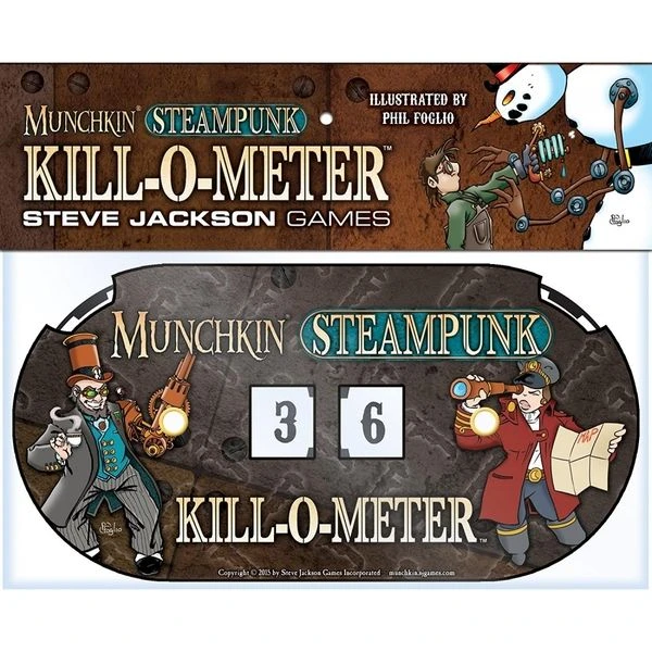 Steve Jackson Games Munchkin Steampunk Kill O Meter 3 Steve Jackson Games Munchkin Steampunk Kill O Meter