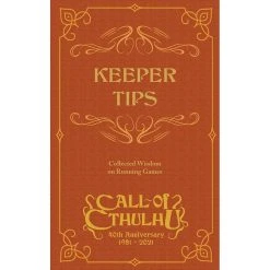 Call Of Cthulhu RPG - Keeper Tips Book