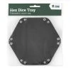 LPG Hex Dice Tray 6??Black -Gamer Holic Sales lpgdm066 black